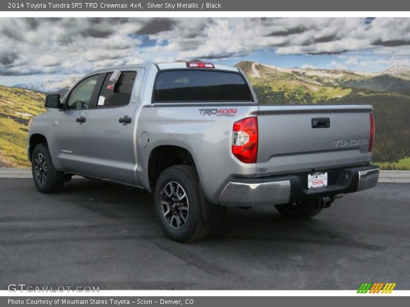 Silver Sky Metallic / Black 2014 Toyota Tundra SR5 TRD Crewmax 4x4