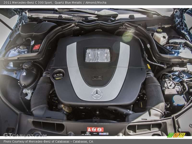 Quartz Blue Metallic / Almond/Mocha 2011 Mercedes-Benz C 300 Sport
