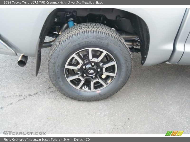Silver Sky Metallic / Black 2014 Toyota Tundra SR5 TRD Crewmax 4x4