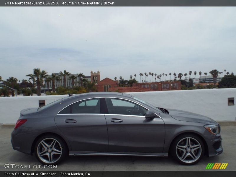 Mountain Gray Metallic / Brown 2014 Mercedes-Benz CLA 250