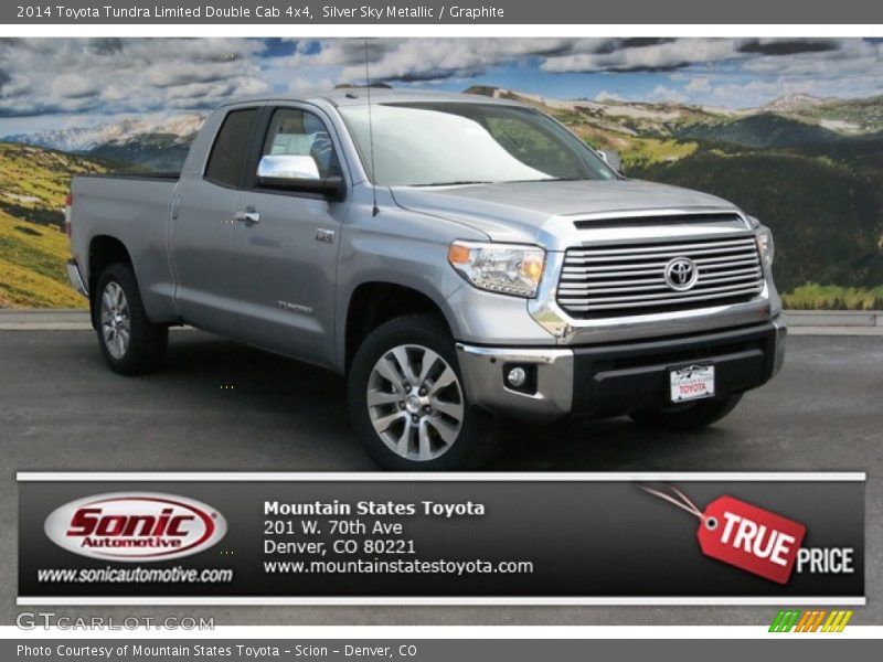 Silver Sky Metallic / Graphite 2014 Toyota Tundra Limited Double Cab 4x4