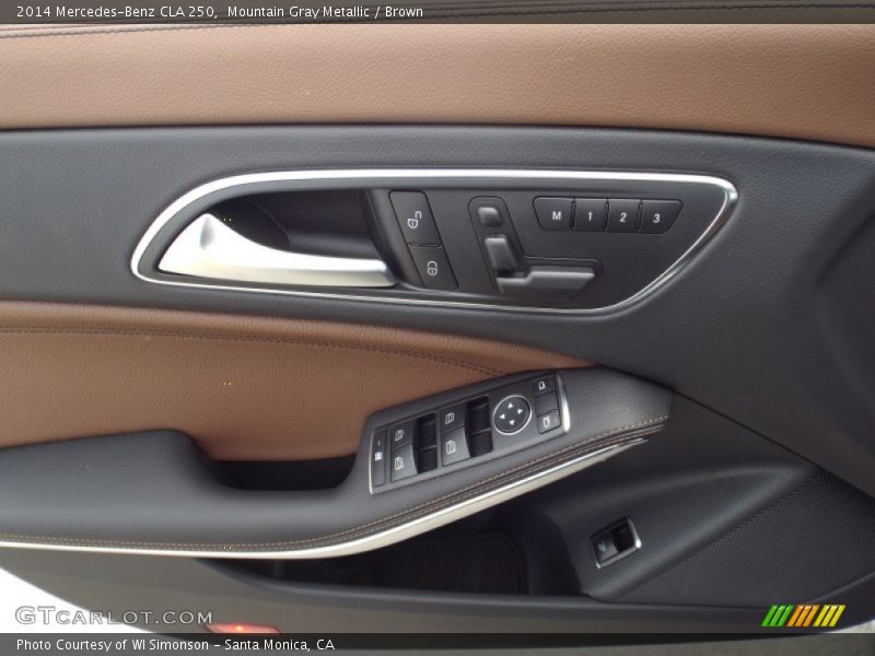 Mountain Gray Metallic / Brown 2014 Mercedes-Benz CLA 250