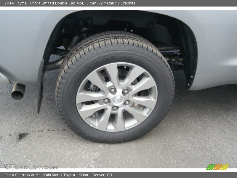 Silver Sky Metallic / Graphite 2014 Toyota Tundra Limited Double Cab 4x4