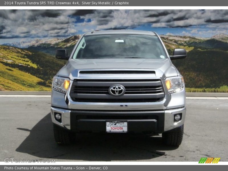 Silver Sky Metallic / Graphite 2014 Toyota Tundra SR5 TRD Crewmax 4x4