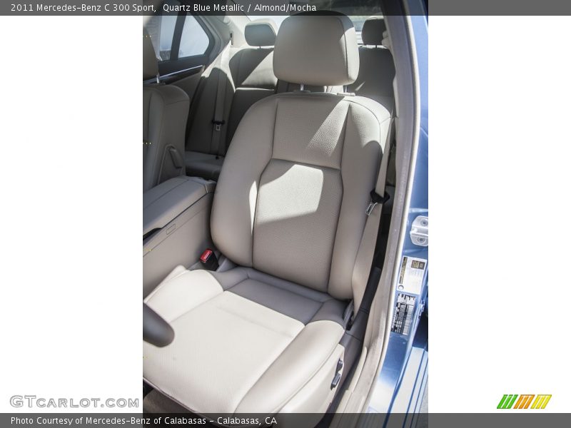 Quartz Blue Metallic / Almond/Mocha 2011 Mercedes-Benz C 300 Sport