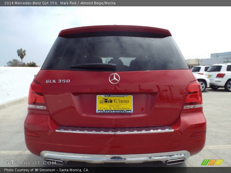 Mars Red / Almond Beige/Mocha 2014 Mercedes-Benz GLK 350