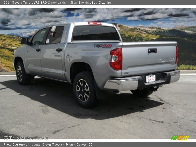 Silver Sky Metallic / Graphite 2014 Toyota Tundra SR5 TRD Crewmax 4x4