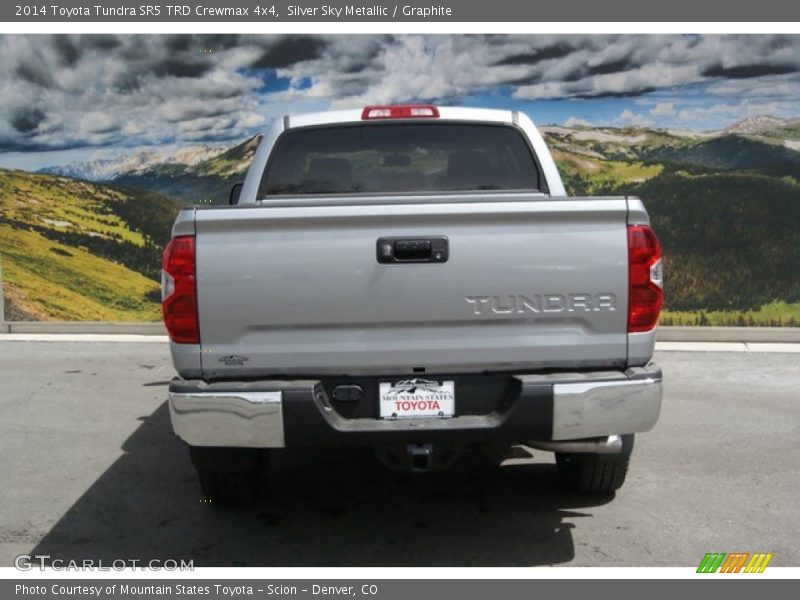 Silver Sky Metallic / Graphite 2014 Toyota Tundra SR5 TRD Crewmax 4x4