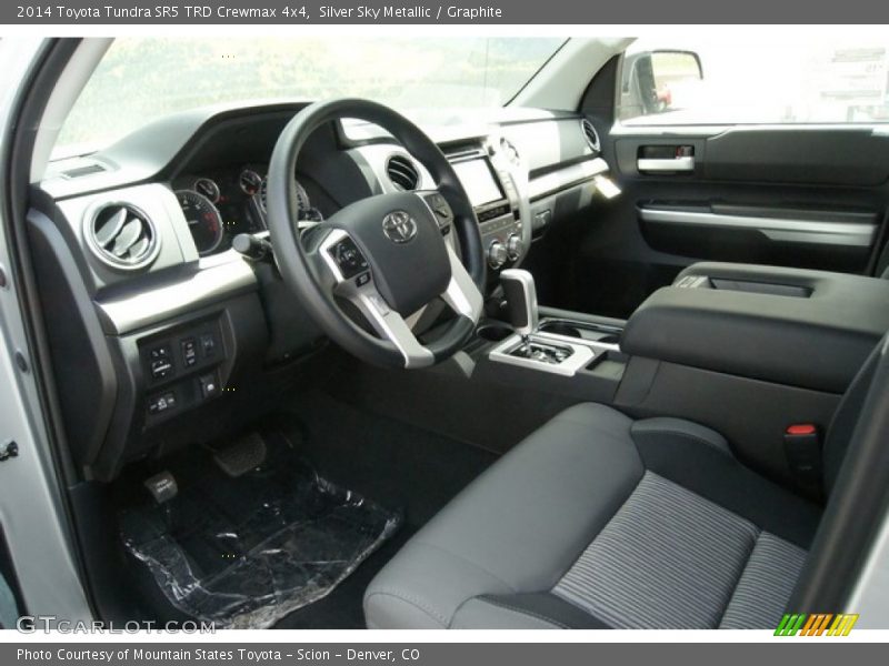 Silver Sky Metallic / Graphite 2014 Toyota Tundra SR5 TRD Crewmax 4x4