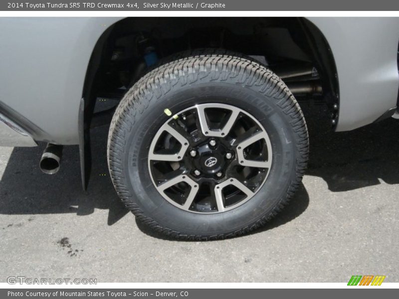 Silver Sky Metallic / Graphite 2014 Toyota Tundra SR5 TRD Crewmax 4x4