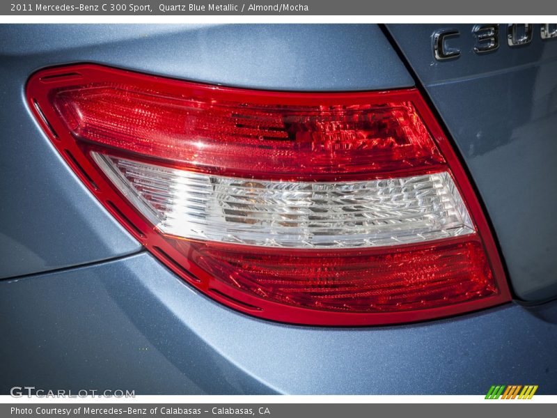 Quartz Blue Metallic / Almond/Mocha 2011 Mercedes-Benz C 300 Sport