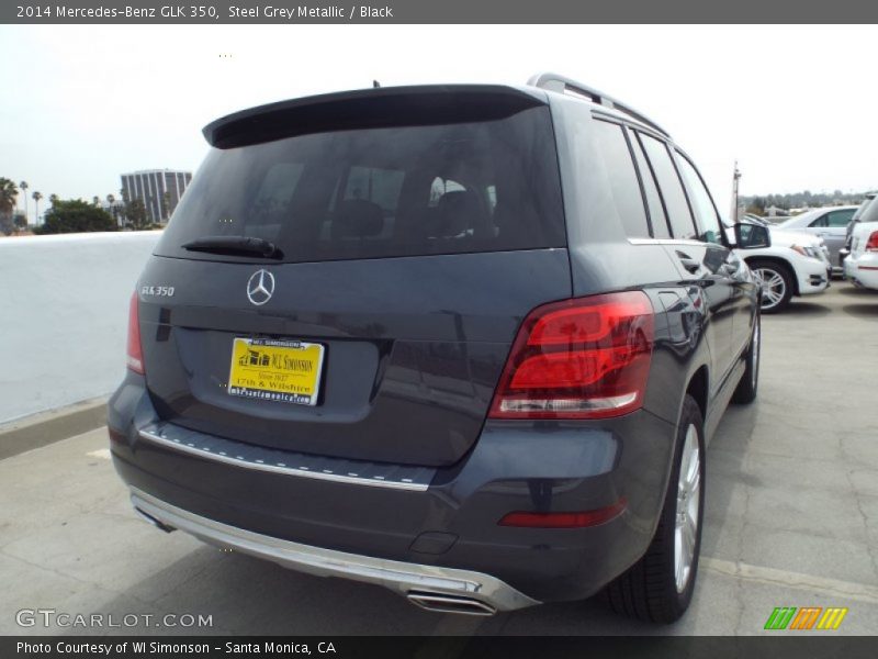 Steel Grey Metallic / Black 2014 Mercedes-Benz GLK 350