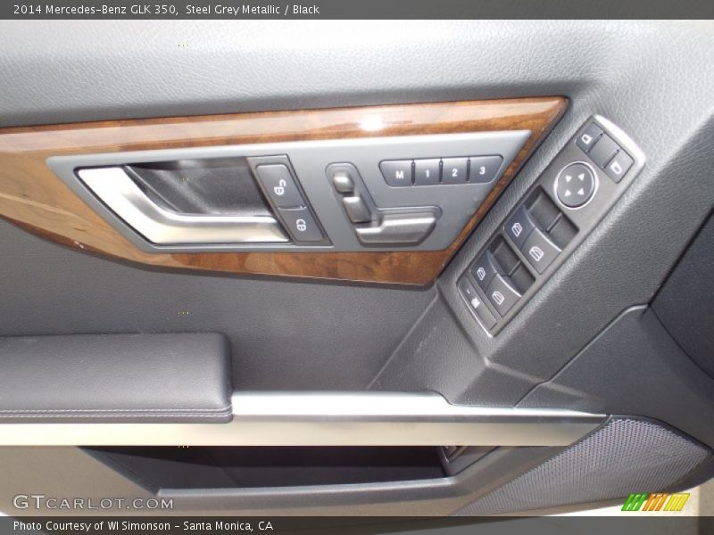 Steel Grey Metallic / Black 2014 Mercedes-Benz GLK 350