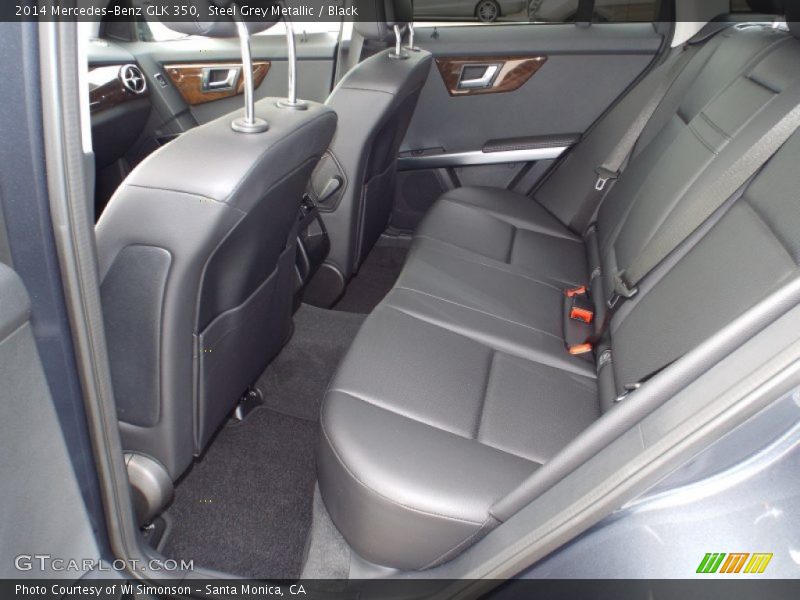 Steel Grey Metallic / Black 2014 Mercedes-Benz GLK 350