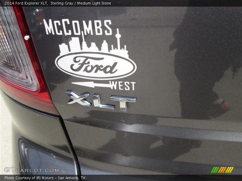 Sterling Gray / Medium Light Stone 2014 Ford Explorer XLT