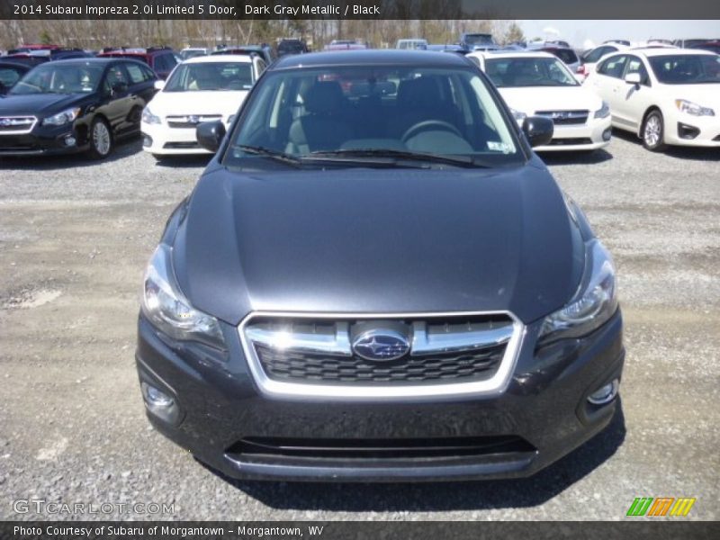 Dark Gray Metallic / Black 2014 Subaru Impreza 2.0i Limited 5 Door