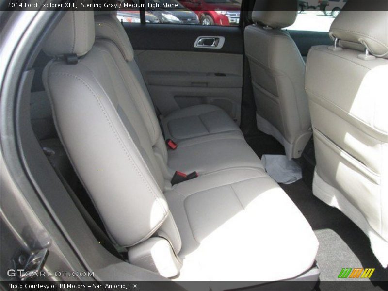 Sterling Gray / Medium Light Stone 2014 Ford Explorer XLT