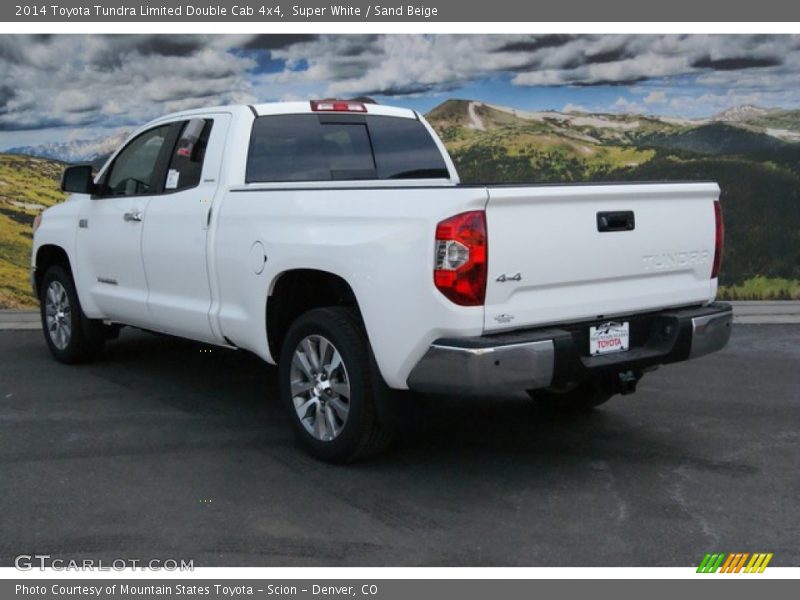 Super White / Sand Beige 2014 Toyota Tundra Limited Double Cab 4x4