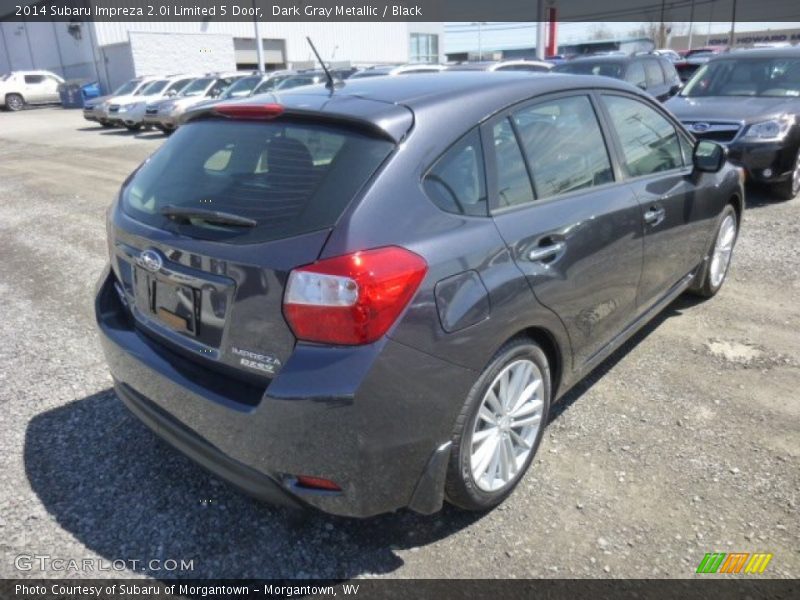 Dark Gray Metallic / Black 2014 Subaru Impreza 2.0i Limited 5 Door