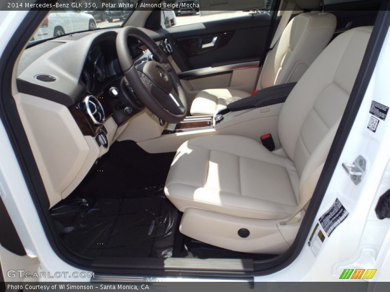 Polar White / Almond Beige/Mocha 2014 Mercedes-Benz GLK 350