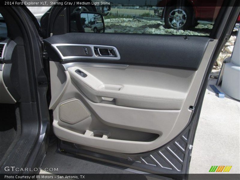 Sterling Gray / Medium Light Stone 2014 Ford Explorer XLT