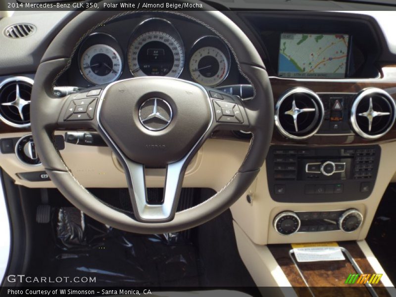 Polar White / Almond Beige/Mocha 2014 Mercedes-Benz GLK 350