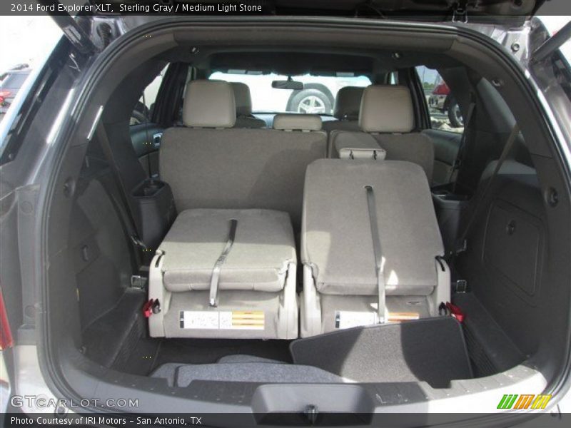 Sterling Gray / Medium Light Stone 2014 Ford Explorer XLT