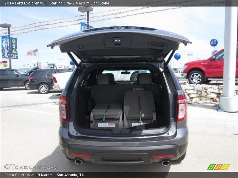 Sterling Gray / Medium Light Stone 2014 Ford Explorer XLT