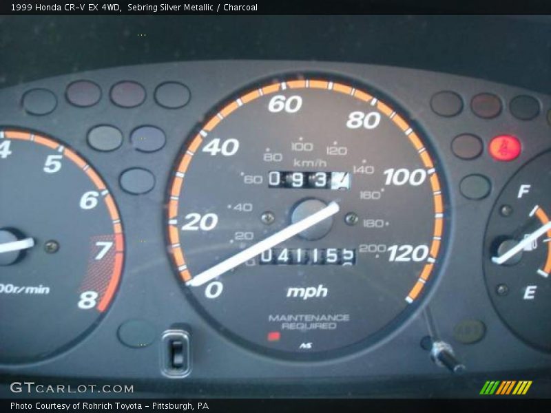 Sebring Silver Metallic / Charcoal 1999 Honda CR-V EX 4WD