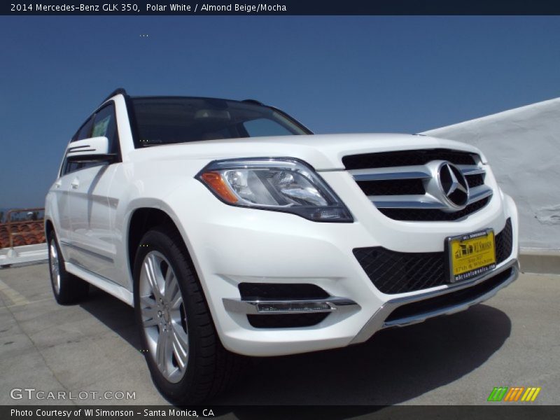 Polar White / Almond Beige/Mocha 2014 Mercedes-Benz GLK 350