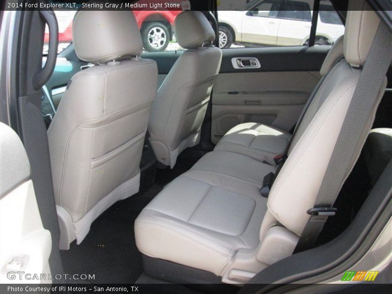 Sterling Gray / Medium Light Stone 2014 Ford Explorer XLT