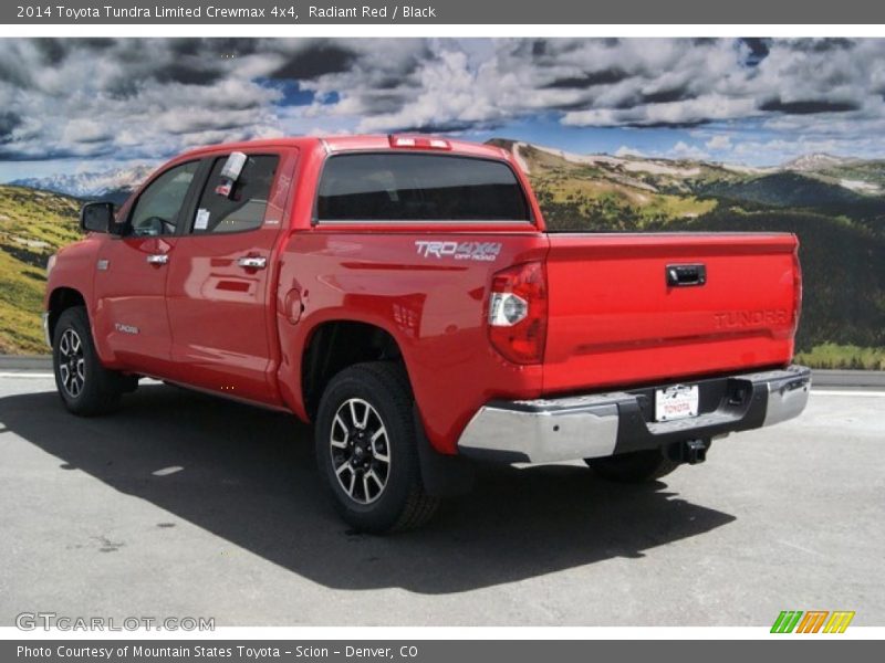Radiant Red / Black 2014 Toyota Tundra Limited Crewmax 4x4