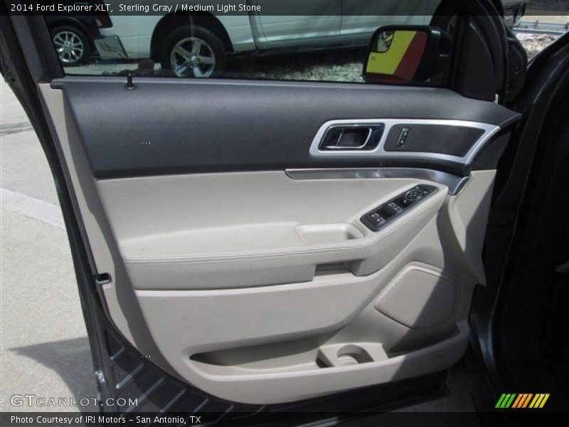 Sterling Gray / Medium Light Stone 2014 Ford Explorer XLT