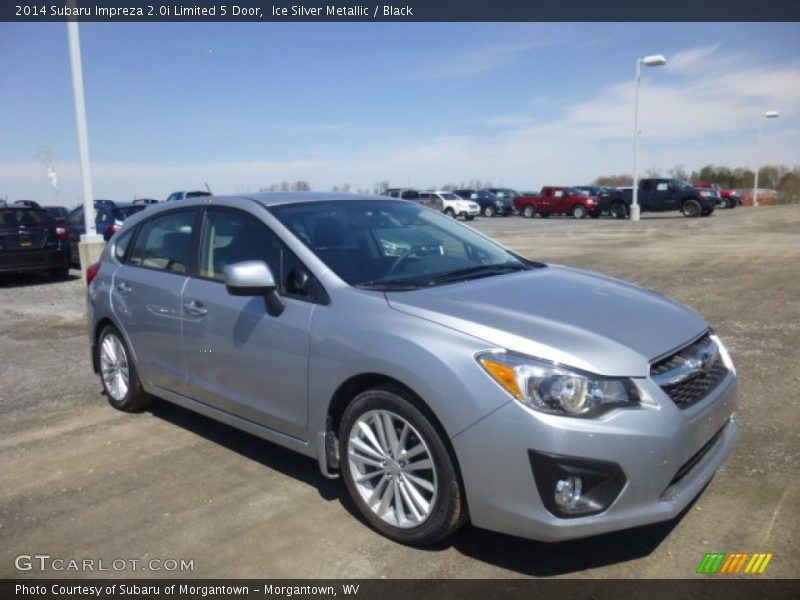 Ice Silver Metallic / Black 2014 Subaru Impreza 2.0i Limited 5 Door