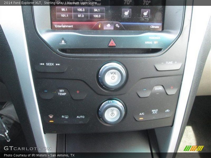 Sterling Gray / Medium Light Stone 2014 Ford Explorer XLT