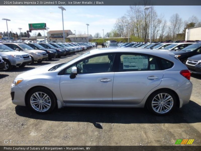 Ice Silver Metallic / Black 2014 Subaru Impreza 2.0i Limited 5 Door