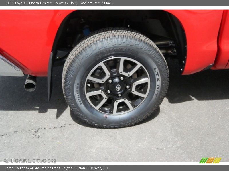 Radiant Red / Black 2014 Toyota Tundra Limited Crewmax 4x4
