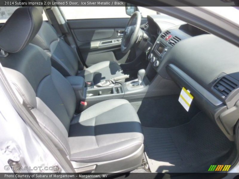 Ice Silver Metallic / Black 2014 Subaru Impreza 2.0i Limited 5 Door