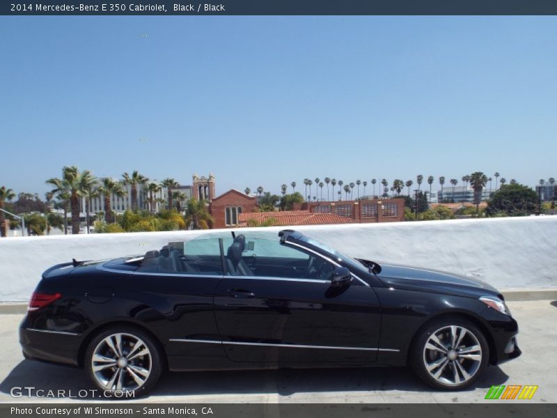 Black / Black 2014 Mercedes-Benz E 350 Cabriolet