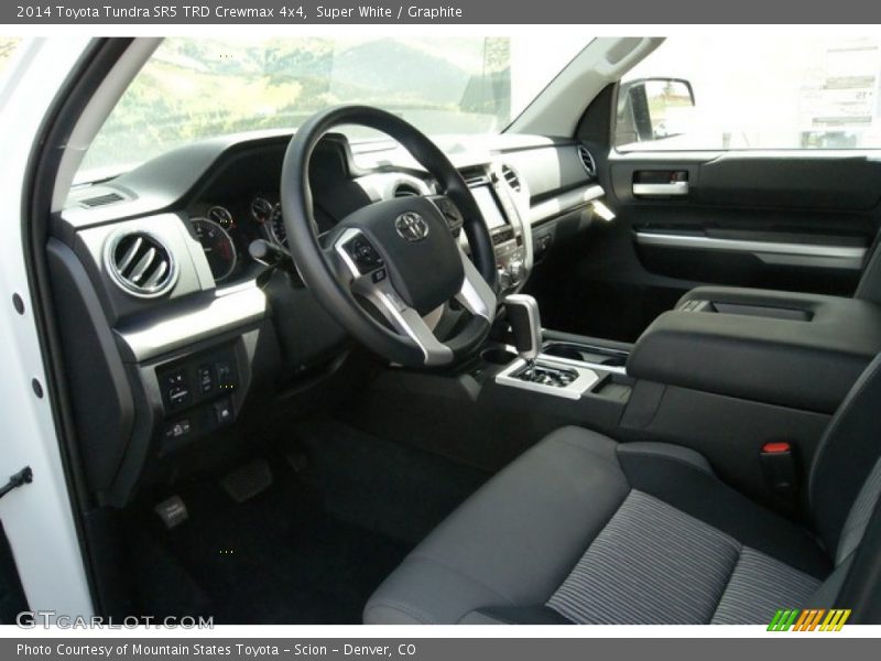 Super White / Graphite 2014 Toyota Tundra SR5 TRD Crewmax 4x4