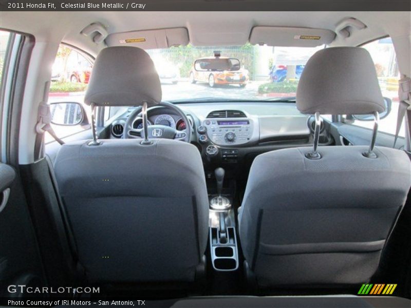 Celestial Blue Metallic / Gray 2011 Honda Fit