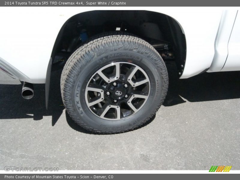 Super White / Graphite 2014 Toyota Tundra SR5 TRD Crewmax 4x4