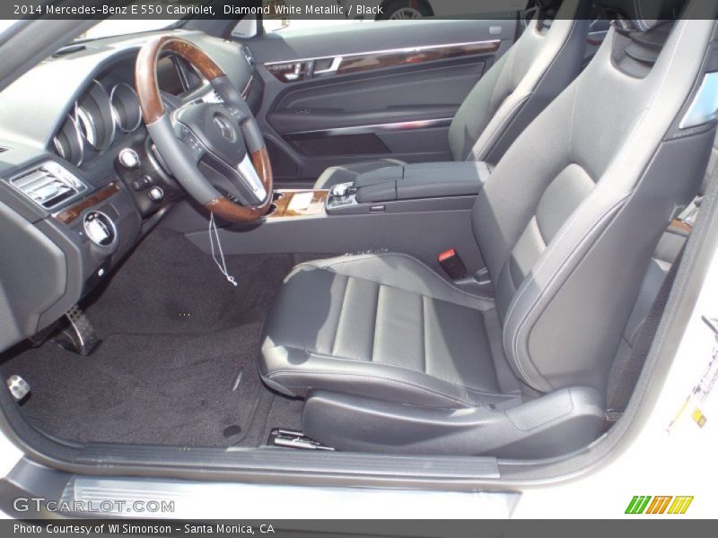 Diamond White Metallic / Black 2014 Mercedes-Benz E 550 Cabriolet