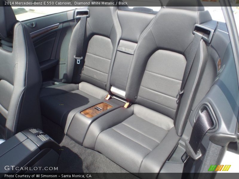 Diamond White Metallic / Black 2014 Mercedes-Benz E 550 Cabriolet