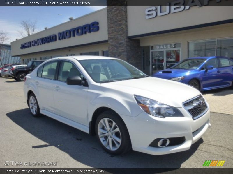 Satin White Pearl / Ivory 2014 Subaru Legacy 2.5i