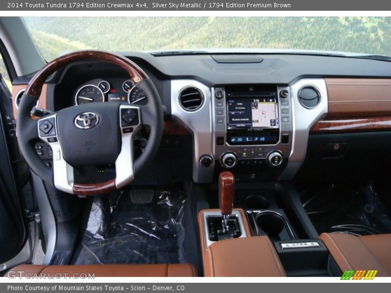 Silver Sky Metallic / 1794 Edition Premium Brown 2014 Toyota Tundra 1794 Edition Crewmax 4x4