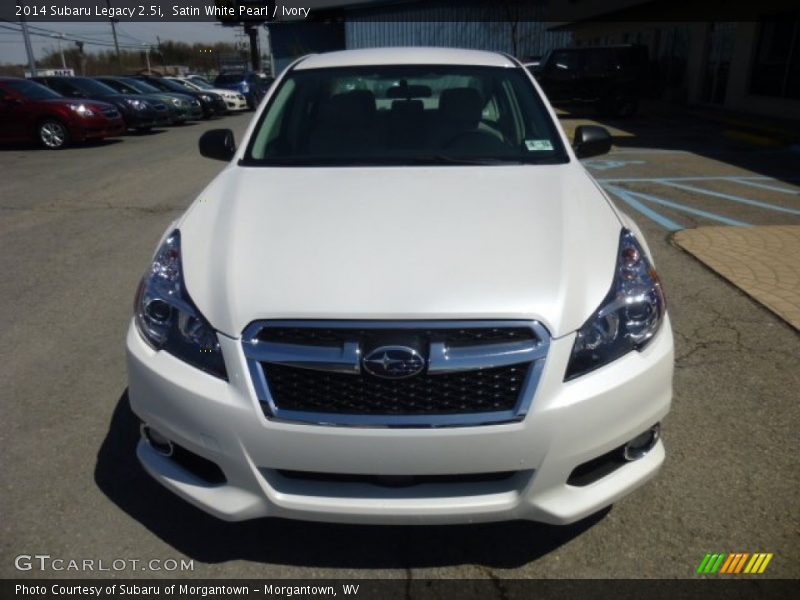Satin White Pearl / Ivory 2014 Subaru Legacy 2.5i