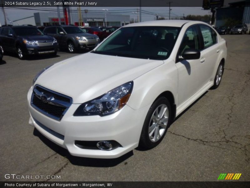Satin White Pearl / Ivory 2014 Subaru Legacy 2.5i