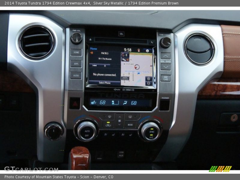 Silver Sky Metallic / 1794 Edition Premium Brown 2014 Toyota Tundra 1794 Edition Crewmax 4x4