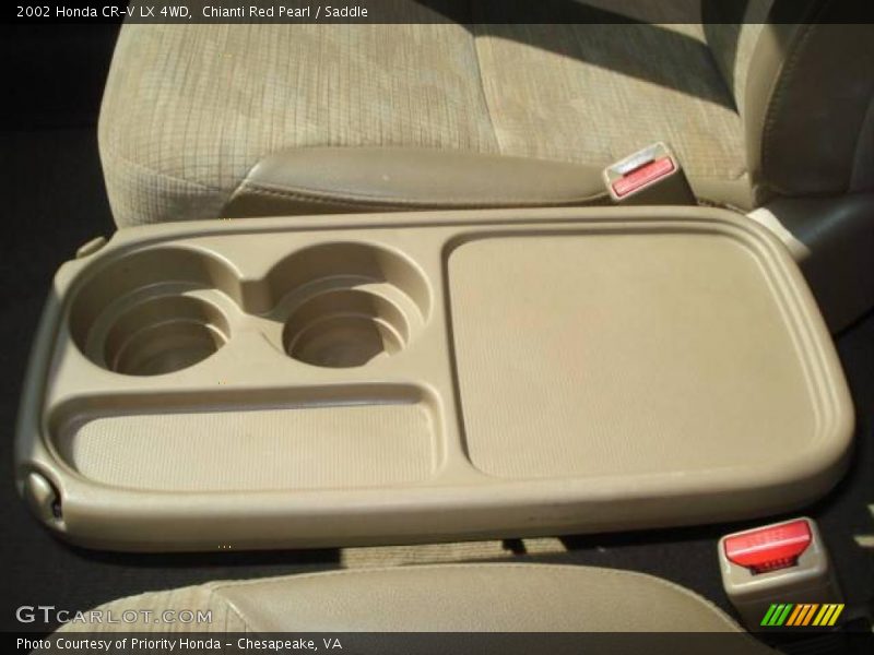 Chianti Red Pearl / Saddle 2002 Honda CR-V LX 4WD